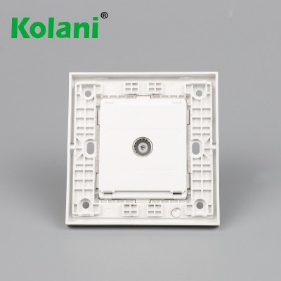 86型墙壁暗装闭路TV单电视插座面板千兆六类电脑一位有线电视插座图3