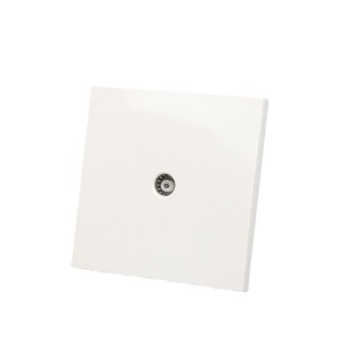 86型墙壁暗装闭路TV单电视插座面板千兆六类电脑一位有线电视插座图2