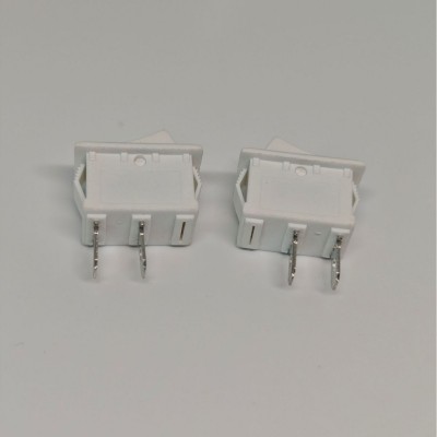 白色KCD-11船型开关桥板开关白色D11玩具开关自锁船型开关图4