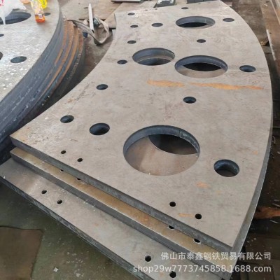 广东钢构制品工厂加工钢材 数控火焰 激光切割中厚钢板圆铁预埋件图2