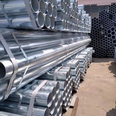 镀锌无缝管大棚管上海友发镀锌管穿线管各种规格工地脚手架供应图4