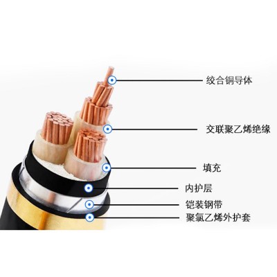湖南国标电缆 YJV4*1.5+1*1/4*2.5+1*1.5 4+1交联聚乙烯电力电缆图4