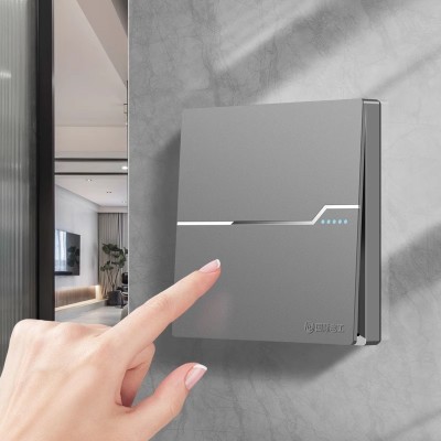 国际电工86型家用墙壁开关插座面板10A多孔一开五孔带U SB电源插座图5