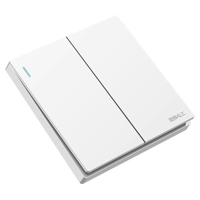 国际电工86型开关插座面板家用墙壁双开电灯单联1位一开 单控开关图5