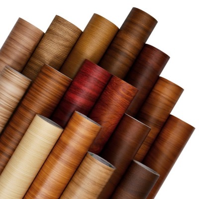 自粘木纹纸家具改色膜贴纸木饰面贴膜防水带胶橱柜桌子翻新遮丑图5