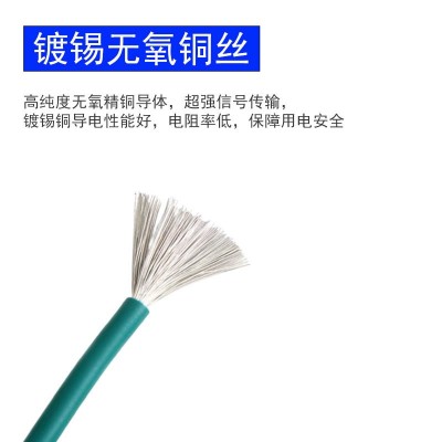 美标UL1015电子线22/20/18/16/14/12/10/8/6AWG镀锡铜芯PVC高压线图3