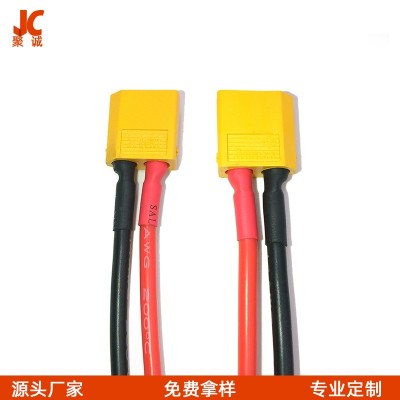 XT60电动车电池端子线 XT90航模公母插头硅胶线 防火大电流插头线图2