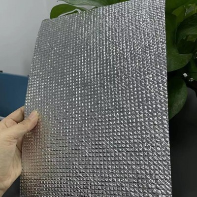 XPE复铝箔铝膜隔热保温隔音棉防火聚乙烯背胶泡棉减震垫xpe加厚图2