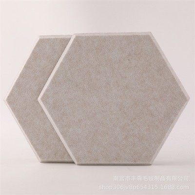 跨境供货聚酯纤维吸音板室内墙面消音降噪静音自粘装饰材 料批发图3