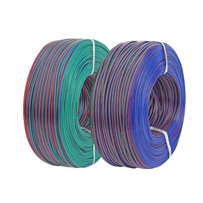 RGB线1007彩排线杜邦线2P 3P 4P 6P22awg并线 LED灯带延长线图5