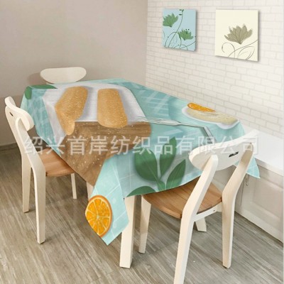 台布数码印花方形桌布批发餐桌布会议室茶几现代简约风图5