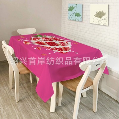 台布数码印花方形桌布批发餐桌布会议室茶几现代简约风图4