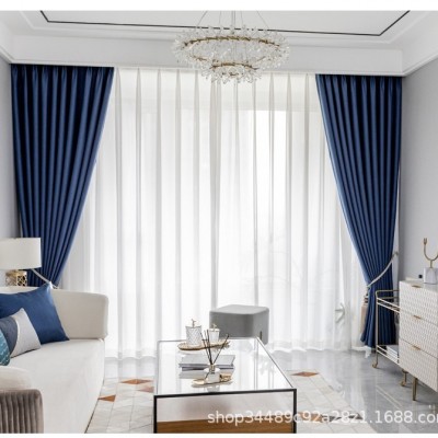 布艺窗帘隔热防晒宿舍公寓酒店学校医院布艺窗帘工程窗帘厂家直供图3