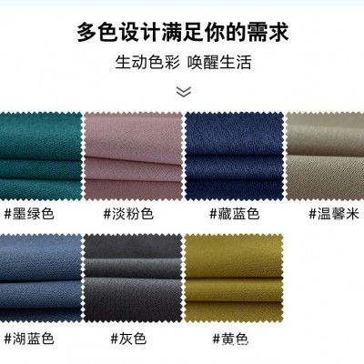 布艺窗帘隔热防晒宿舍公寓酒店学校医院布艺窗帘工程窗帘厂家直供图5