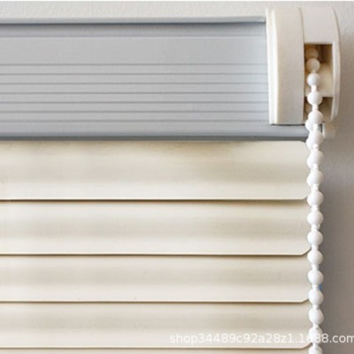 防水百叶窗帘遮阳隔热防晒pvc百叶帘办公室厂房阳台客厅百叶窗帘图2