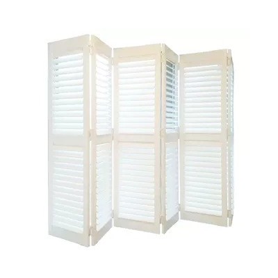 百叶窗帘源头工厂透气窗百叶折叠门木百叶防水高分子木百叶窗帘图5