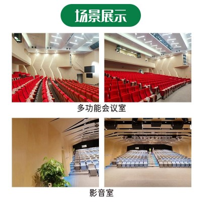 微孔吸音板体育馆报告厅会议室多媒体教室吸音降噪微孔穿孔 吸音板图2