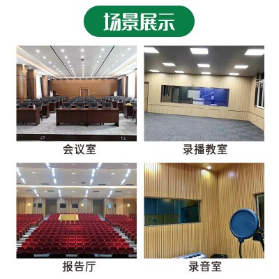 陶铝吸音板木质穿孔复合实木墙面装饰KTV学校隔音板防火板幼儿园图4