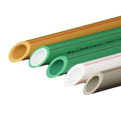 进口晓星原料双层PPR抗冻自来水管外黄内白双色热水管图4