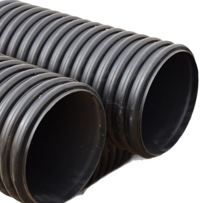 HDPE双壁波纹管市政雨污排水管道农村改造下水管排污管地埋专用管图5