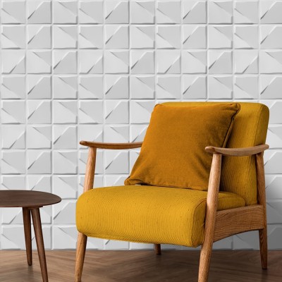 厂家直销pvc装饰墙贴客厅背景墙500*500mm立体浮雕3d墙板三维板图2