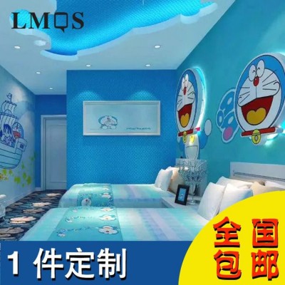 富立彩定制墙画 工装家装各类主题大型壁画背景墙 可来图定制图4