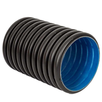 内壁蓝色hdpe双壁波纹管400波纹管厂家地埋雨污改造管老 旧小区图5