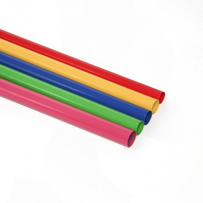 扫把拖把用喷塑铁管 圆形小口径纯色铁管材 加厚铁管管材定制图2