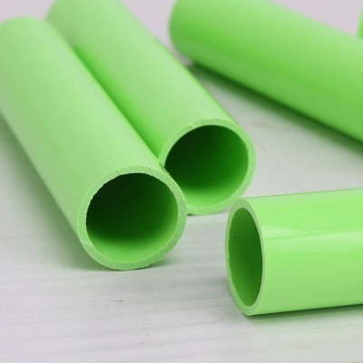 塑料纯色 PVC圆形管子 颜色大小均可订制 小口径加筋圆管可订制图4