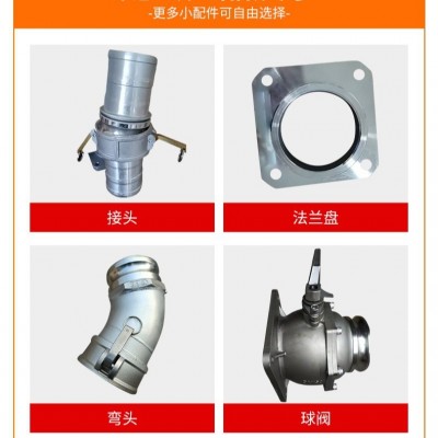 pvc牛筋软管厂家批发5寸6寸8寸黄白螺旋吸污管清淤抽砂软管图4