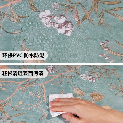 墙纸自粘家用PVC壁纸卧室装饰防水防潮墙贴批发wallpaper跨境专供图2