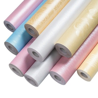 墙纸自粘家用防水防潮可擦洗宿舍女压纹温馨卧室背景墙壁纸墙贴纸图5