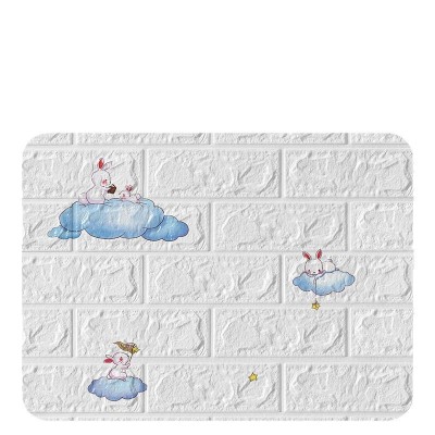 家用墙纸自粘防水防潮墙壁纸卧室装饰背景墙贴纸儿童防撞遮丑墙贴图4