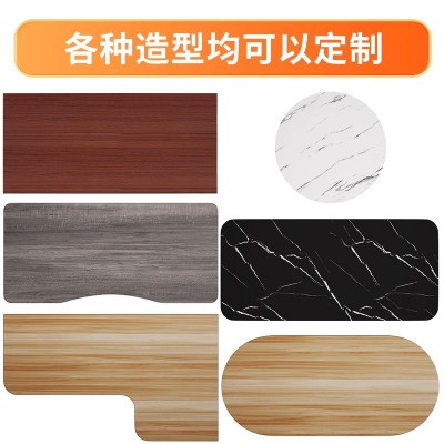 批发桌面板单独桌板台面免漆颗粒实木板材长方形烤火茶几原木桐木图3