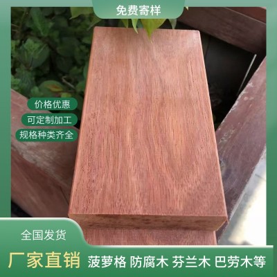 厂家批发铁杉花旗松 菠萝格碳化木报价图2