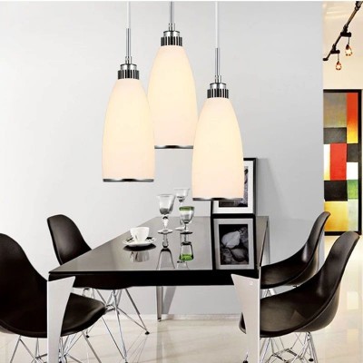 现代简约餐厅三头创意饭厅酒吧台餐桌灯led铁艺餐吊灯具工厂批发图3