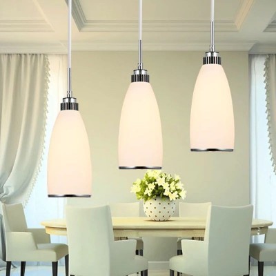 现代简约餐厅三头创意饭厅酒吧台餐桌灯led铁艺餐吊灯具工厂批发图4