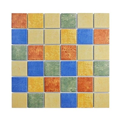 高温喷墨复古玻璃马赛克游泳池鱼池水池瓷砖卫生间厨房吧台墙地砖图5