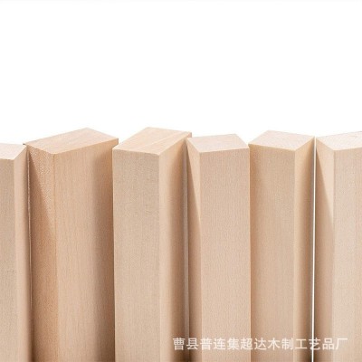 长方形松木条diy建筑模型木方雕刻材料方条方块多规格打孔木块图2