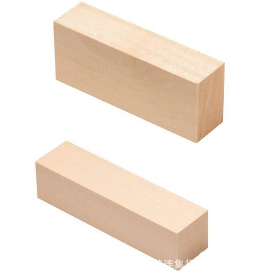 长方形松木条diy建筑模型木方雕刻材料方条方块多规格打孔木块图3