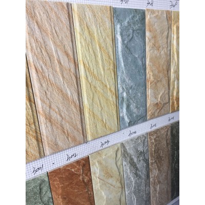 100*300MM外墙砖自建房家装凹凸砂岩风沙纹抗冻耐热别墅室外墙砖图2