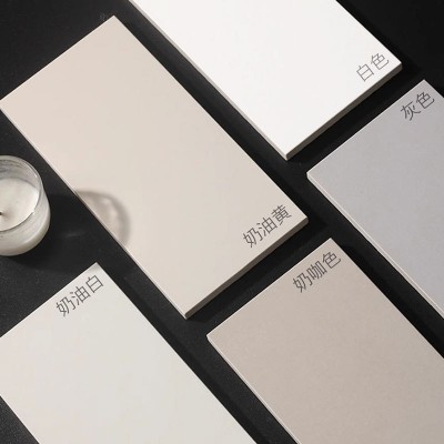 奶油侘寂风微水泥瓷砖白色厨房卫生间墙砖客厅餐厅地砖素色肤感面