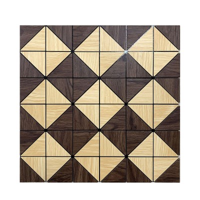 金属铝塑板马赛克商场内墙砖木纹马赛克墙贴墙纸清水优质级背胶贴图3