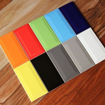 面包砖100X200北欧地铁砖餐厅厨卫墙砖75X150斜边瓷砖黑白工字砖图3