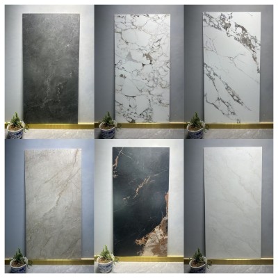 黑白大版大理石花纹工程砖90*180地砖别墅客厅商场足浴卫生间瓷砖图3