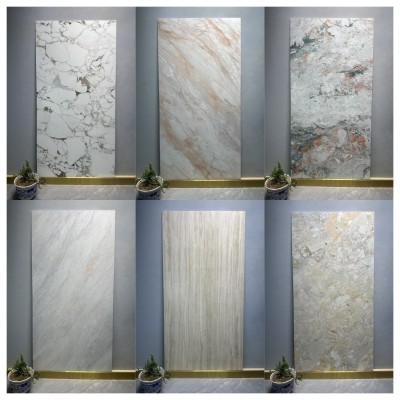 黑白大版大理石花纹工程砖90*180地砖别墅客厅商场足浴卫生间瓷砖