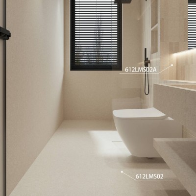 广东佛山莱姆石质感砖600*1200白胚庭院户外花园卫生间防滑瓷砖图2