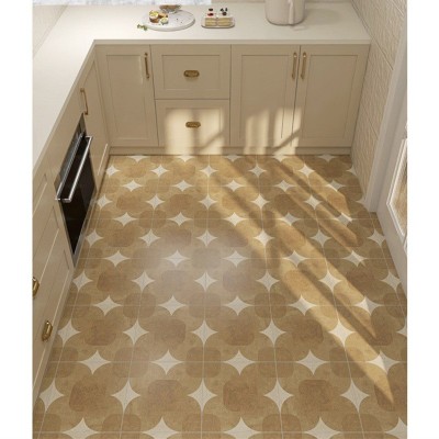 复古南洋中古风300x300全瓷小花砖厨卫墙砖阳台哑光防滑地砖图3