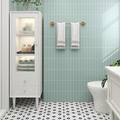 彩色格子砖300×600卫生间阳台厨房墙砖马卡龙18格哑光墙砖北欧风图2