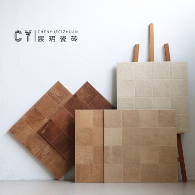 莱姆石马蹄砖600x600仿古砖庭院花园地板砖防滑客厅复古瓷砖图3